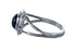 Onyx Sterling Silver Native American Ring Size 6-3/4 AX127867